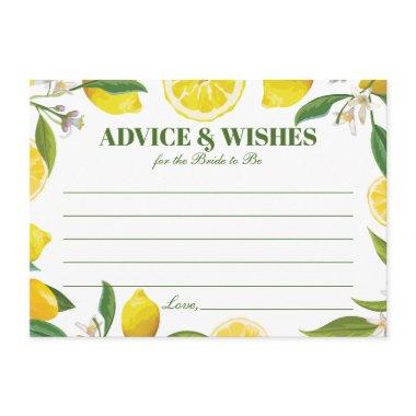 Lemon Main Squeeze Advice Card