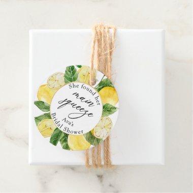 Lemon Main Squeeze  Classic Favor Tags