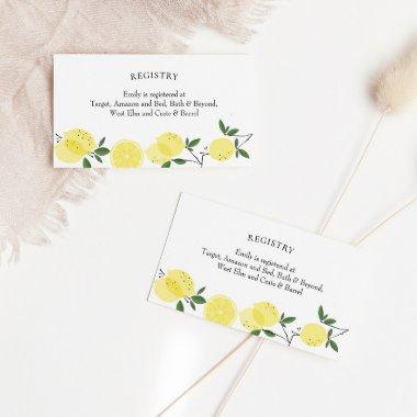 Lemon Main Squeeze  Registry