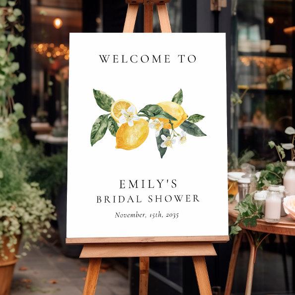 Lemon Main Squeeze  Welcome Sign