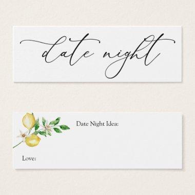 Lemon Main Squeeze Date Night Idea Invitations