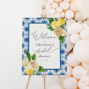 Lemon Main Squeeze Mosaic  Welcome Foam Board