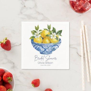 Lemon Mediterranean Summer  Napkins