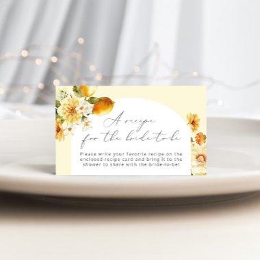 Lemon Recipe for the bride to be Enclosure