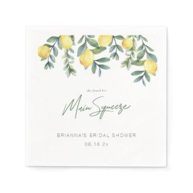 Lemon She Found Her Main Squeeze  Napkins