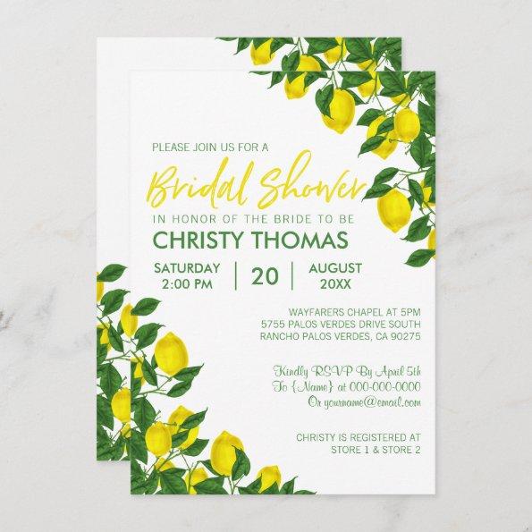 Lemon Summer | Bridal Shower Invite