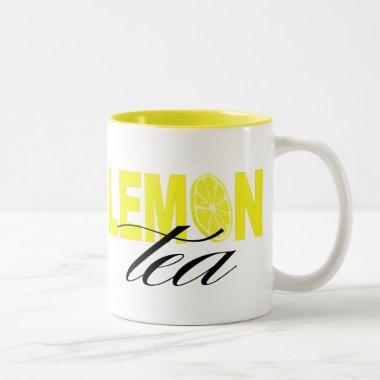 Lemon Tea Two-Tone Coffee Mug