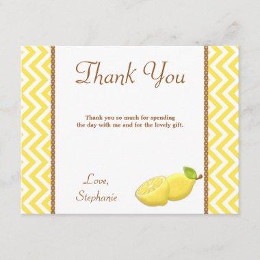 Lemon Thank You Invitations