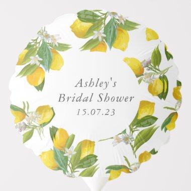 Lemon Themed Bridal shower decor party Balloon