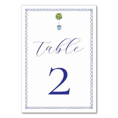 Lemon Topiary - Table Card