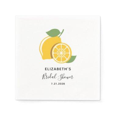 Lemon Tropical  Paper Napkins
