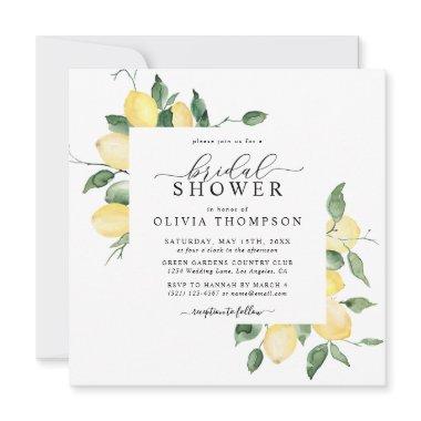 Lemon Yellow Boho Watercolor Elegant