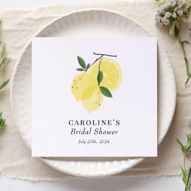 Lemon Yellow Main Squeeze Paper Napkin