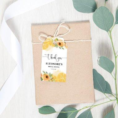 Lemons and Flowers  Gift Tags