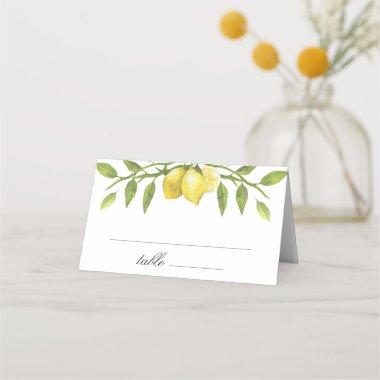 Lemons and Greenery Blossom Wedding Place