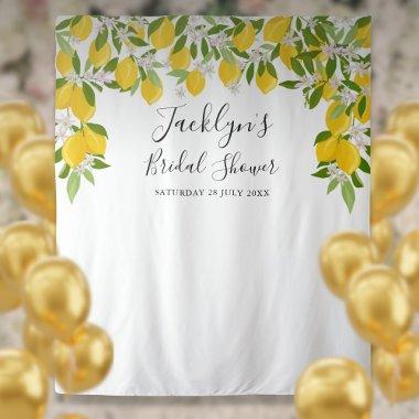 Lemons Blossom  Photo Booth Backdrop