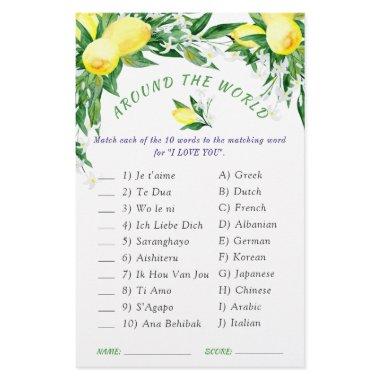 Lemons Blossom Greenery Chic  Game