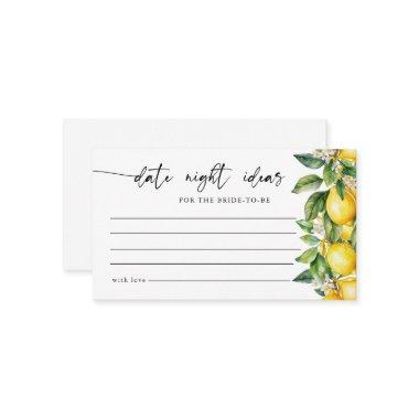 Lemons  Date Night Ideas Game Enclosure