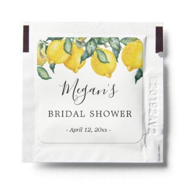 Lemons Bridal Shower favors personalized Hand Sanitizer Packet