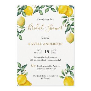 Lemons Bridal Shower invitation Invitations