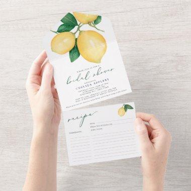 Lemons  Recipe  Tear off Invite