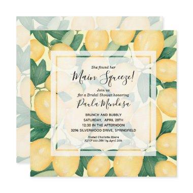 Lemons Brunch and Bubbly  Invite