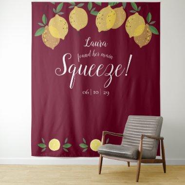 Lemons Main Squeeze Bridal Shower Photo Backdrop