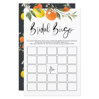 Lemons Oranges Botanical  Bingo Game