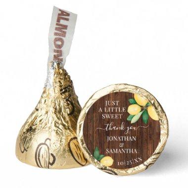 Lemons Wedding  Wooden Sweet Favor