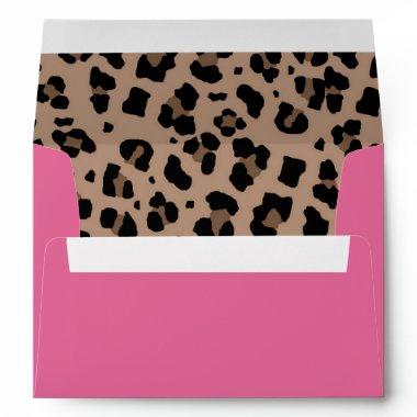 Leopard and Pink Envelope