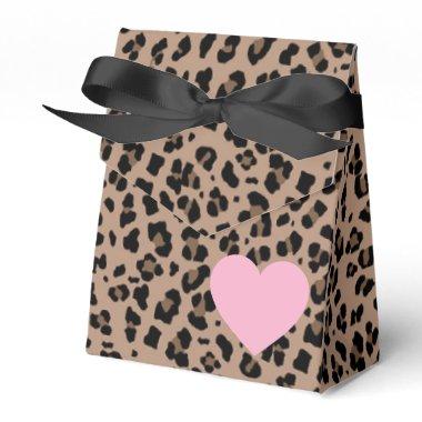 Leopard and Pink Party Favor Boxes