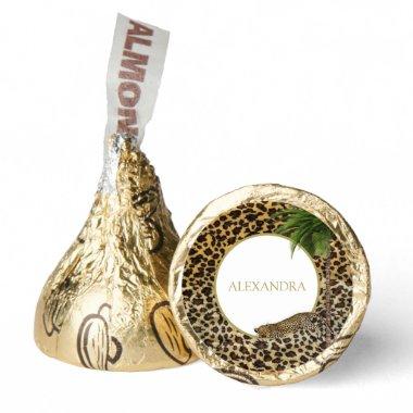 Leopard Animal Pattern Elegant Palm Party Hershey®'s Kisses®