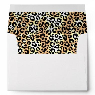 Leopard Animal Print Lined Envelope