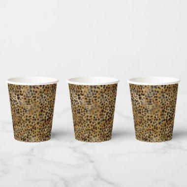 Leopard Animal Print Modern  Paper Cups
