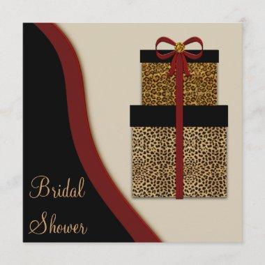 Leopard Gifts Leopard Bridal Shower Invitations