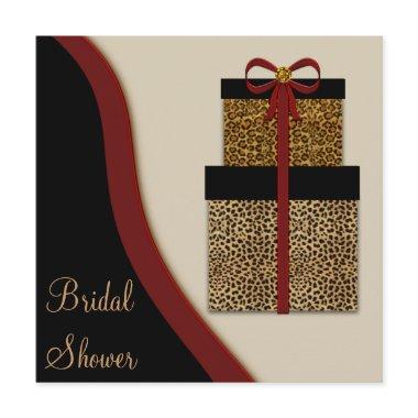 Leopard Gifts Leopard Bridal Shower Invitations