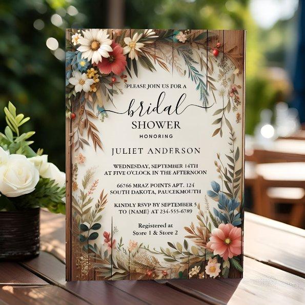 Let Garden Spring Wood Boho Rustic