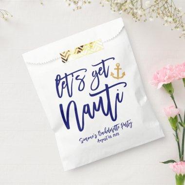Let’s Get Nauti | Nautical Bachelorette Party Favor Bag