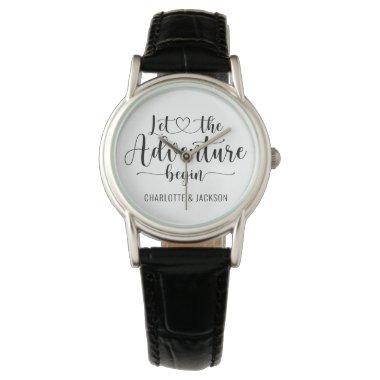 Let The Adventure Begin Personalized Watch