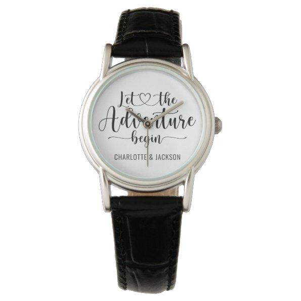 Let The Adventure Begin Personalized Watch