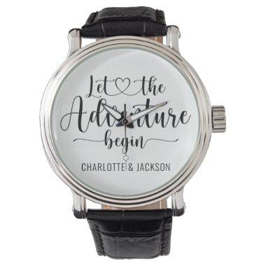 Let The Adventure Begin Personalized Watch