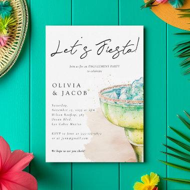 Let's Fiesta Tequila Engagement Party Invitations