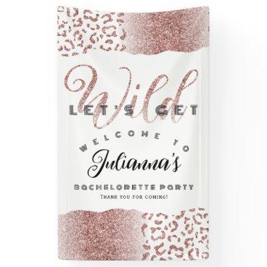 Let's Get Wild Animal Print Bachelorette Welcome Banner