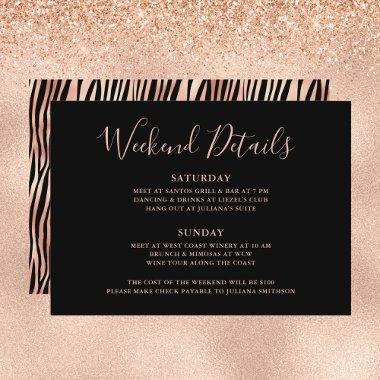 Let's Get Wild Weekend Detail Tiger Bachelorette