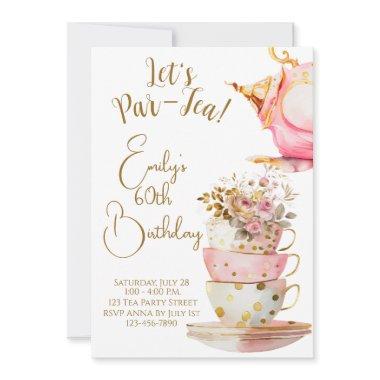 Let's Par-Tea Birthday Party