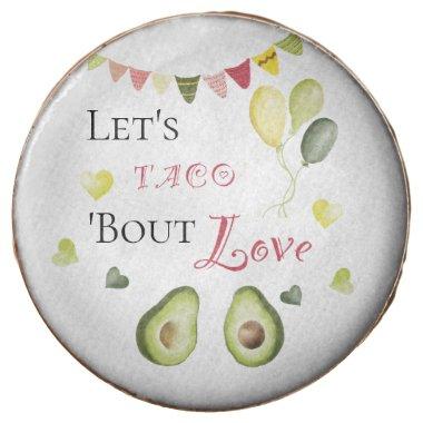 Let's Taco Bout Love Bridal Shower Avocado Fiesta Chocolate Covered Oreo