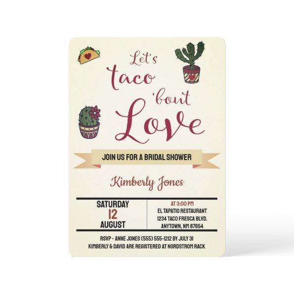 Let's Taco 'bout Love Fiesta Theme