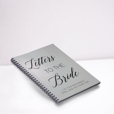 Letters To The Bride Bridesmaid Gift for Shower Notebook