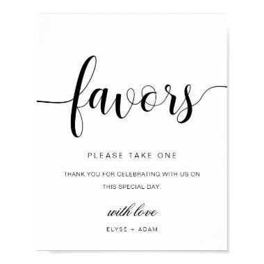 Leyton Modern Minimal Favor Sign
