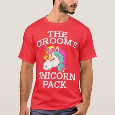 Lgbt Pride Gay Bachelor Party Unicorn Pack Engagem T-Shirt